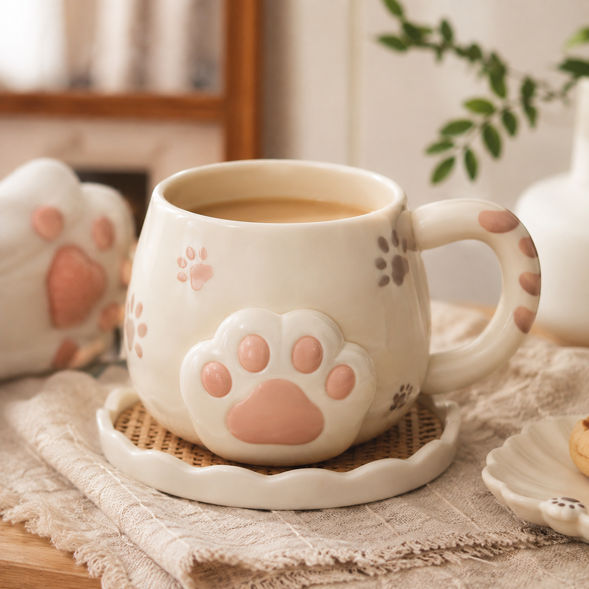 Cat Paw Ceramic Cup