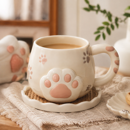 Cat Paw Ceramic Cup