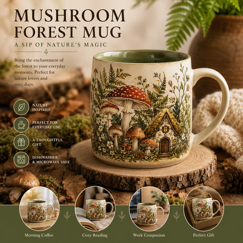Mushroom Forest Mug