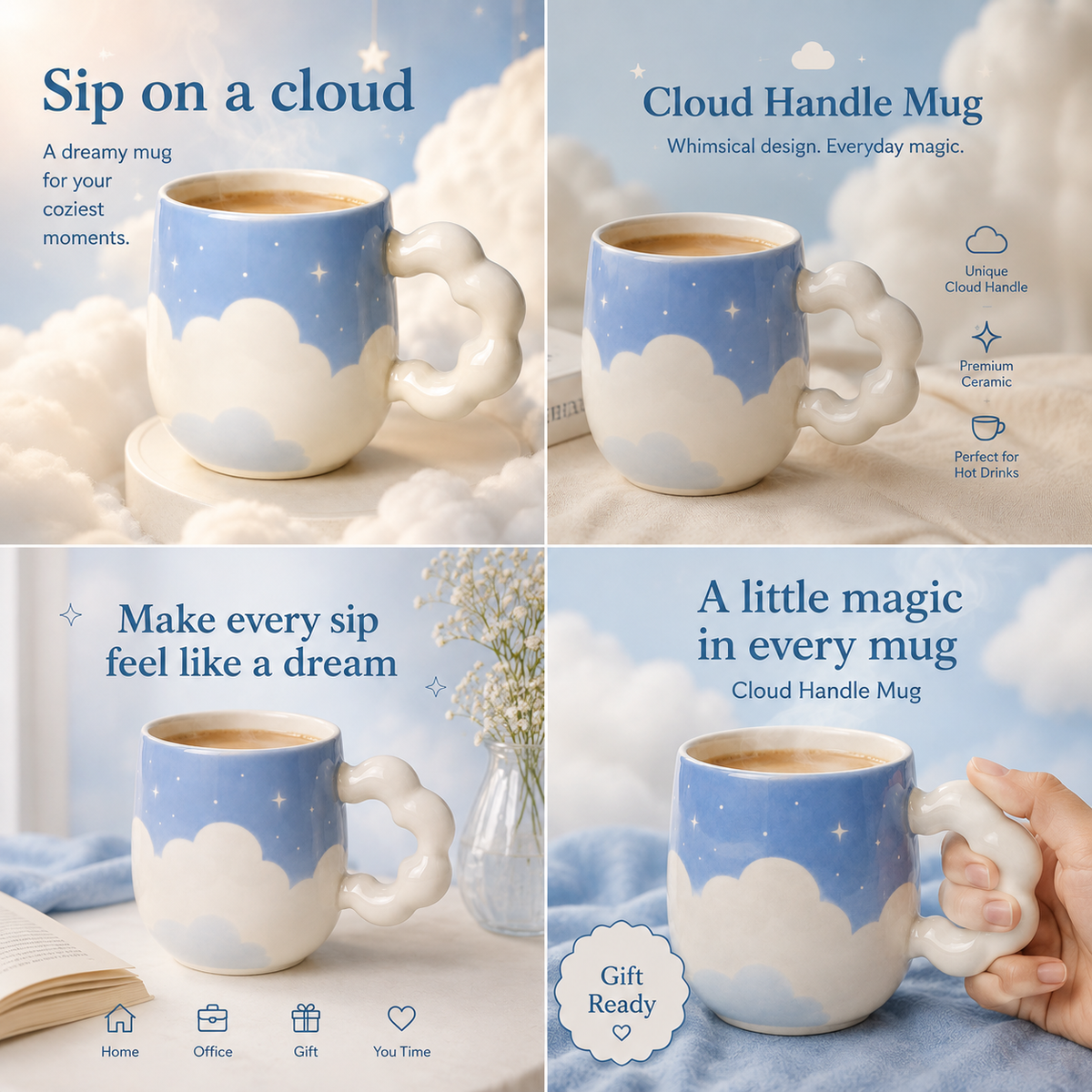 Cloud Handle Mug
